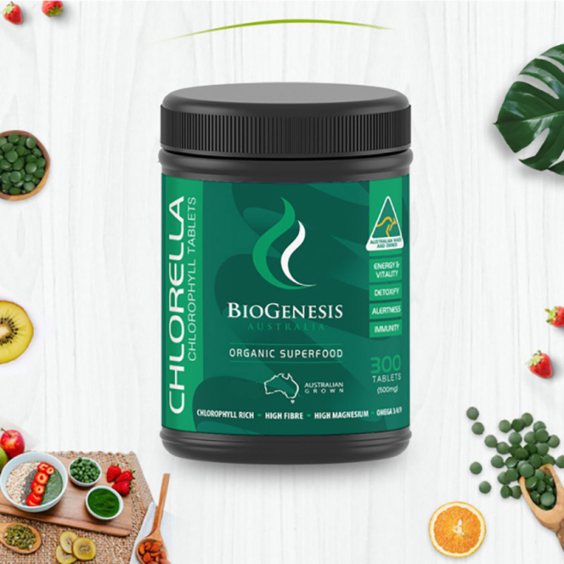 BioGenesis 百岁藻-至纯系列小球藻500mg片剂 300片