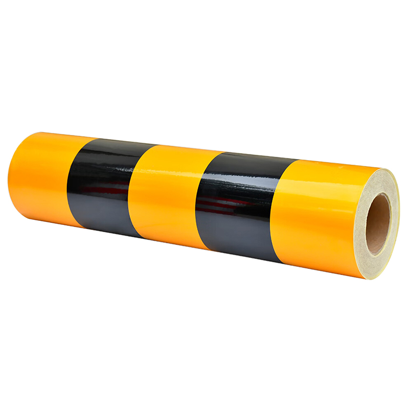 电杆警示反光贴 红白相间 1000*400mm高清大图