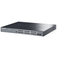 TP-LINK TL-SG3226PE 24口全千兆PoE+2个千兆SFP光口企业级机架式大功率网管交换机