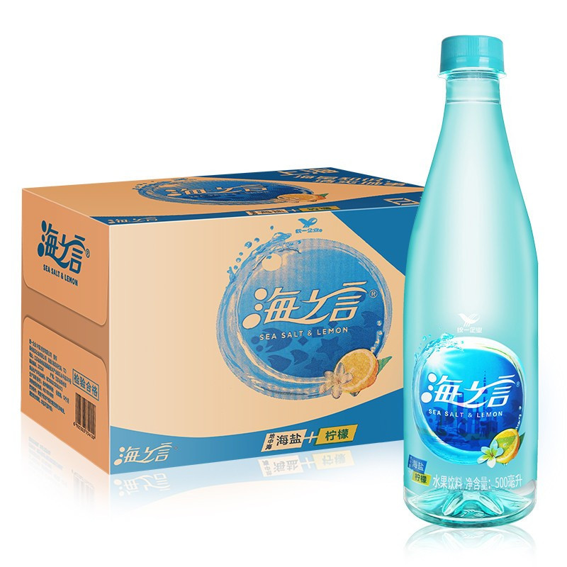 nbyh统一海之言柠檬果味饮料500ml15瓶