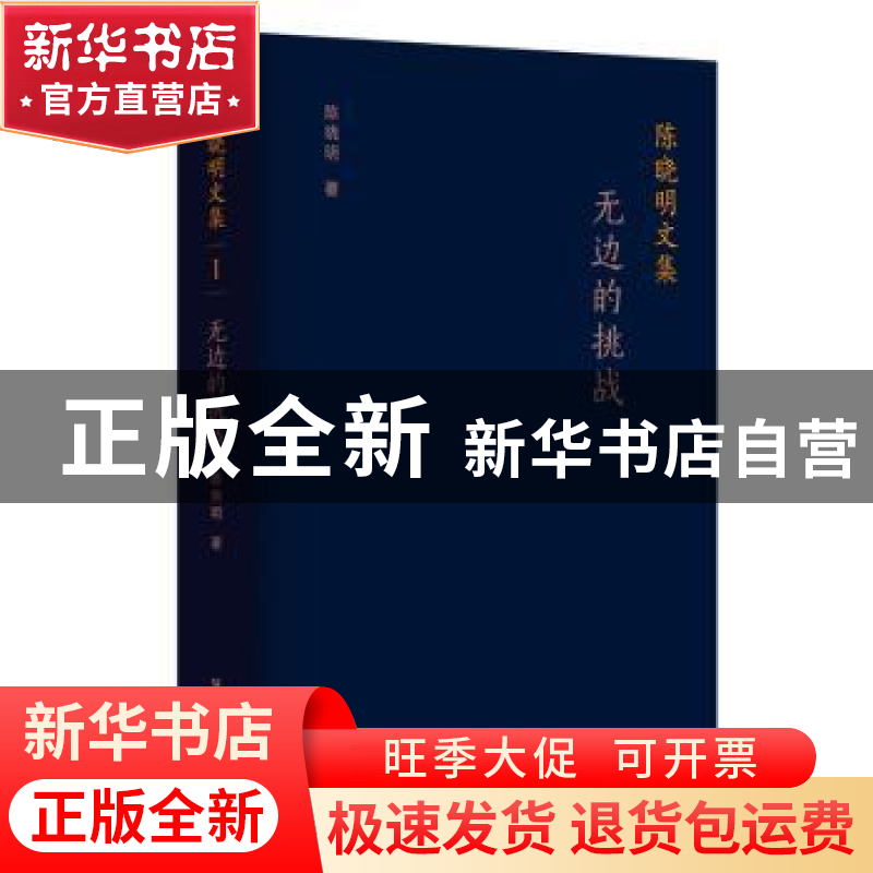 正版 无边的挑战 陈晓明著 广东人民出版社 9787218158068 书籍高清大图