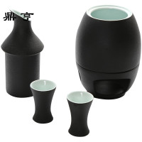鼎亨日式温酒器 烫酒壶家用陶瓷煮酒器 清酒酒具黄酒热酒烧酒器暖