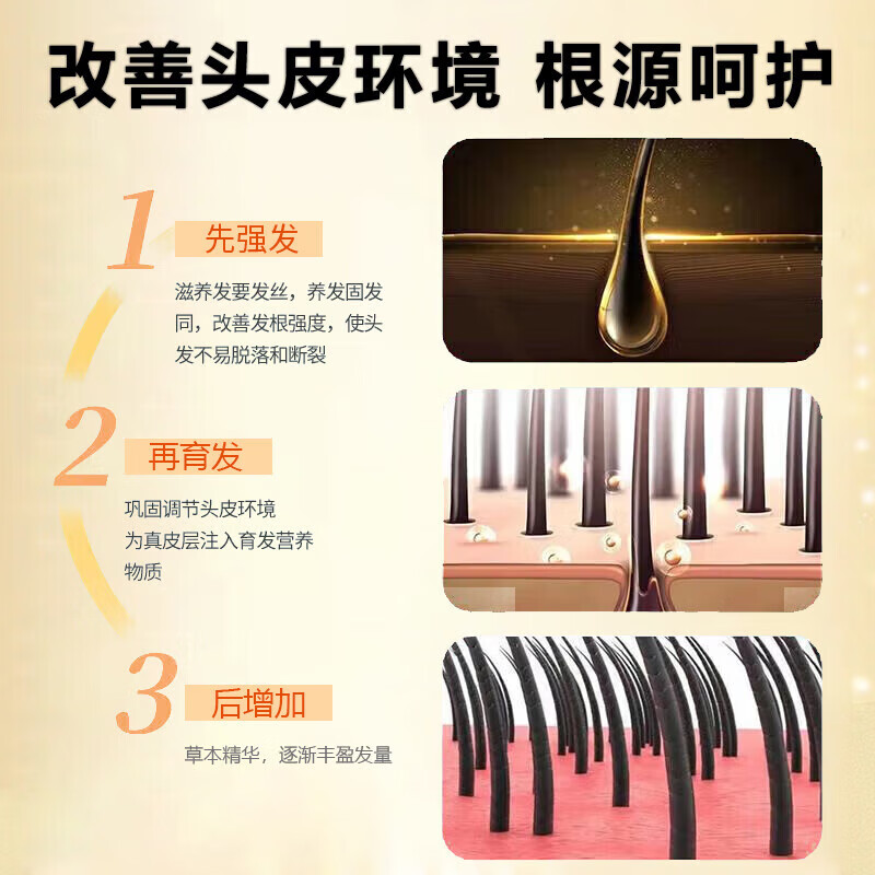 南京同仁堂防脱育发洗发水生姜固发养发控油去油丰盈蓬松草本老姜王男女士高清大图