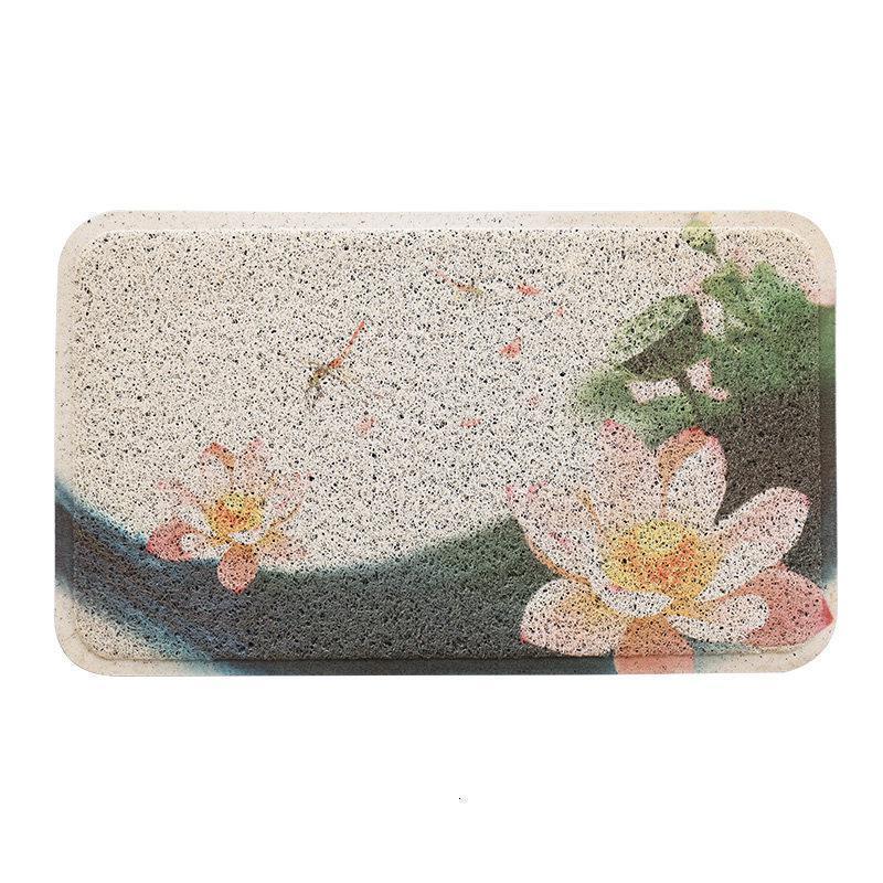 美帮汇地毯垫中国风进地垫卫浴防滑垫子新中式家用丝圈入户口脚垫