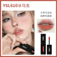 YSL圣罗兰镜面唇釉416#烂番茄 普通款爱心款随机提升气色提亮肤色显白成膜持久不脱妆留色不易沾杯温柔气质5.5ml