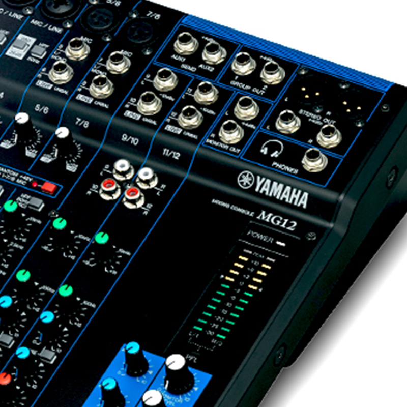 yamaha/雅马哈 mg12 12路模拟调调音台