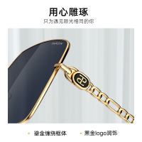 帕森太阳镜 宋祖儿明星同款女墨镜时尚大框圆脸显瘦 2021新品 8302