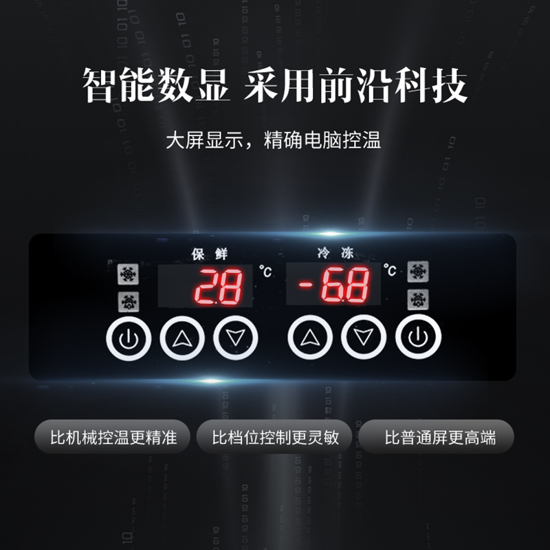 澳柯玛(AUCMA) 展示柜 HC-18A8W 风冷款工作台全冷藏展示柜保鲜平冷厨房不锈钢1.8米长0.8米宽