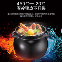 爱仕达耐高温养生炖汤煲聚味系列 陶瓷煲6.0升家用明火燃气RXC60C1J