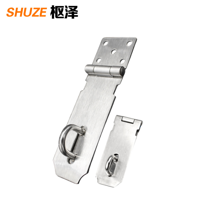 枢泽 不锈钢锁扣 4寸五个 个高清大图