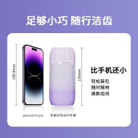 荣事达电动冲牙器小型洗牙器小型便携式伸缩儿童男女士牙齿口腔清洗神器RS-CY30H(渐变白)