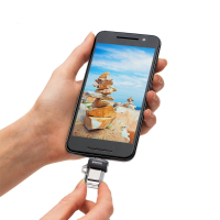 闪迪(SanDisk) 至尊高速酷捷优盘 USB3.0 安卓手机U盘双接口OTG内存扩容u盘 128G灰色