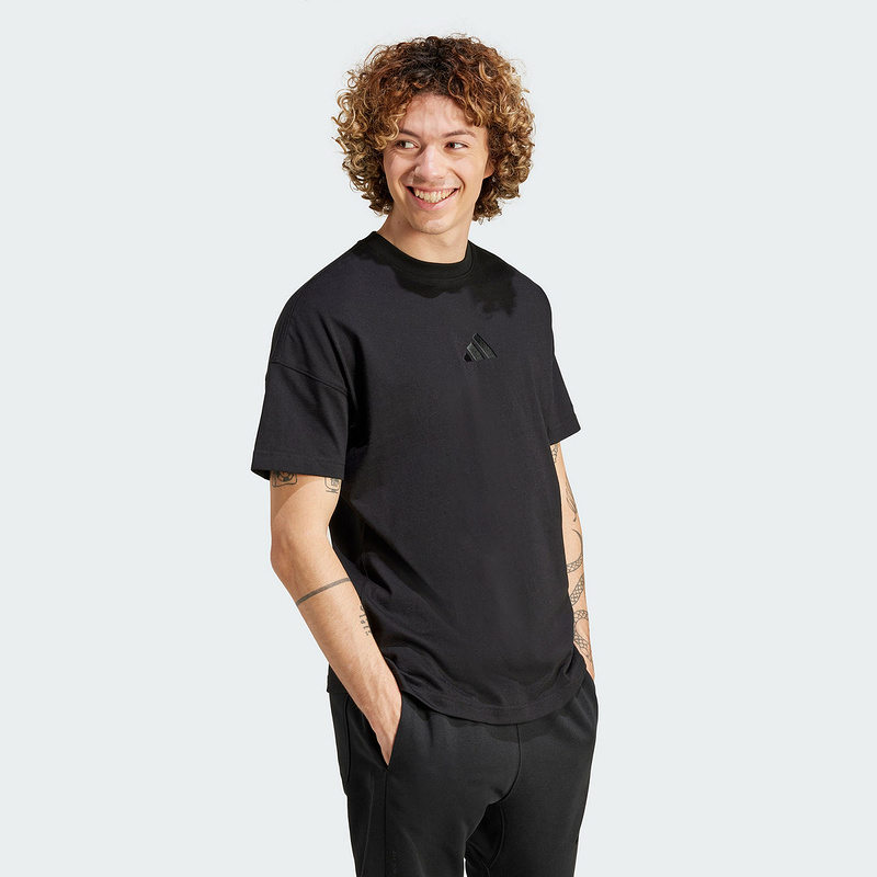 阿迪达斯(adidas)2024男舒适户外休闲百搭运动T恤IX1262