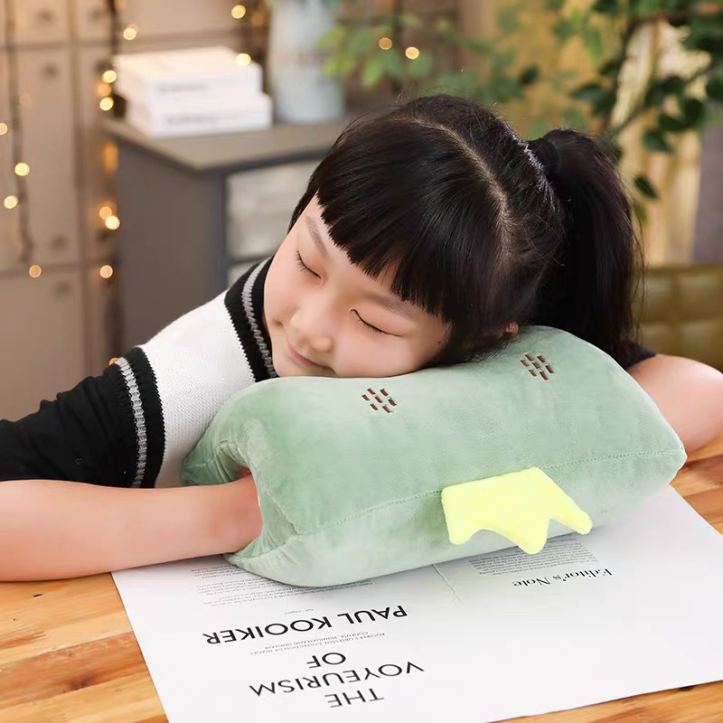 卡通冬季天暖手抱枕可插手可爱毛绒玩具公仔抱枕学女生暖手捂玩偶-随机混发-4个装高清大图