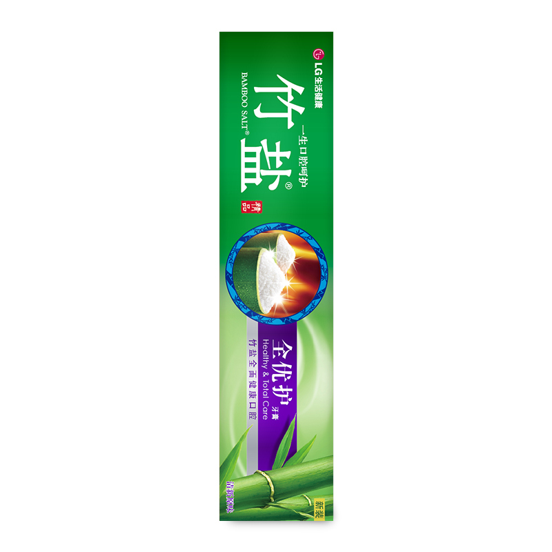竹盐牙膏全优护精品220g护龈清新口气呵护口腔健康