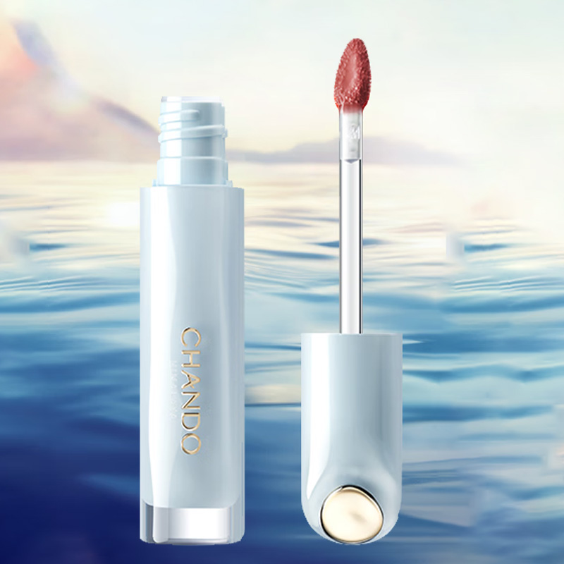 自然堂唇釉2.4ml持久润唇隐纹琉光润采唇釉#P02琉光蜜桃高清大图