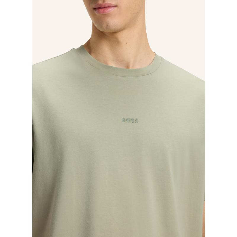 Hugo Boss男士舒适短袖T恤圆领弹性棉质简约设计休闲款25夏季新款高清大图