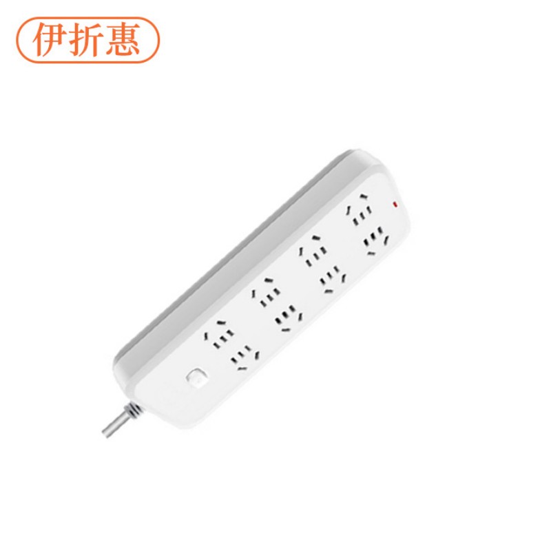 伊折惠 YZHGW-0915 总控8位5米 插排 (计价单位:个) 白色高清大图