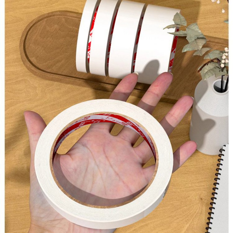 超强双面胶高粘度薄款工业两面胶强力固定 0.5厘米宽10米长 10卷高清大图