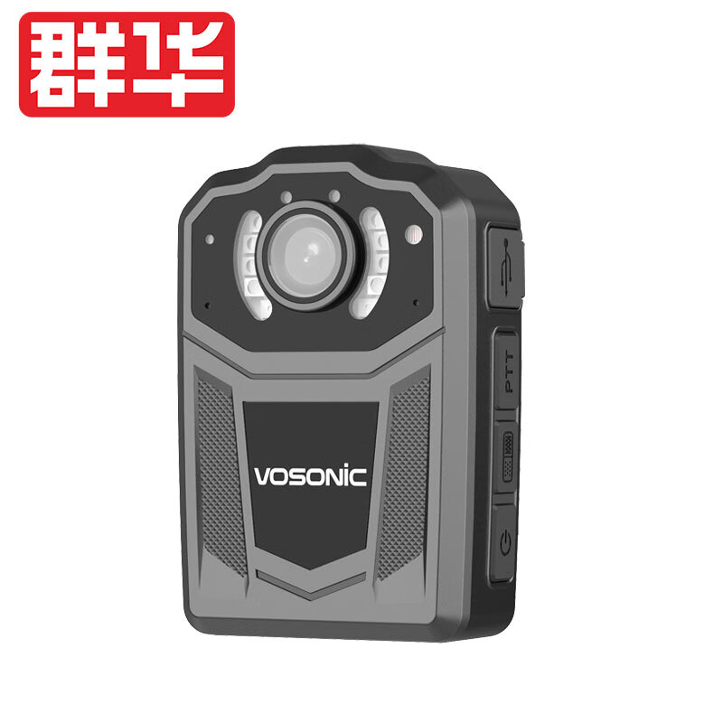 群华T2执法记录仪4K高清WIFI手机互联随身胸前微小型录音摄像取证设备256G