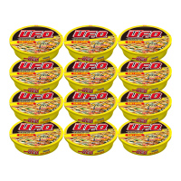 日清(NISSIN) UFO飞碟炒面 铁板牛肉124g/碗12碗整箱装 速食 拌面 整箱 捞面 干拌面 方便面