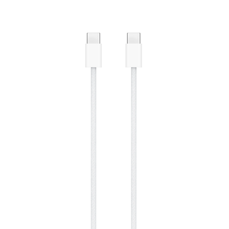 Apple 原装数据线60W 双头USB-C编织充电线 (1米) 充电线快充适用苹果15和16系列