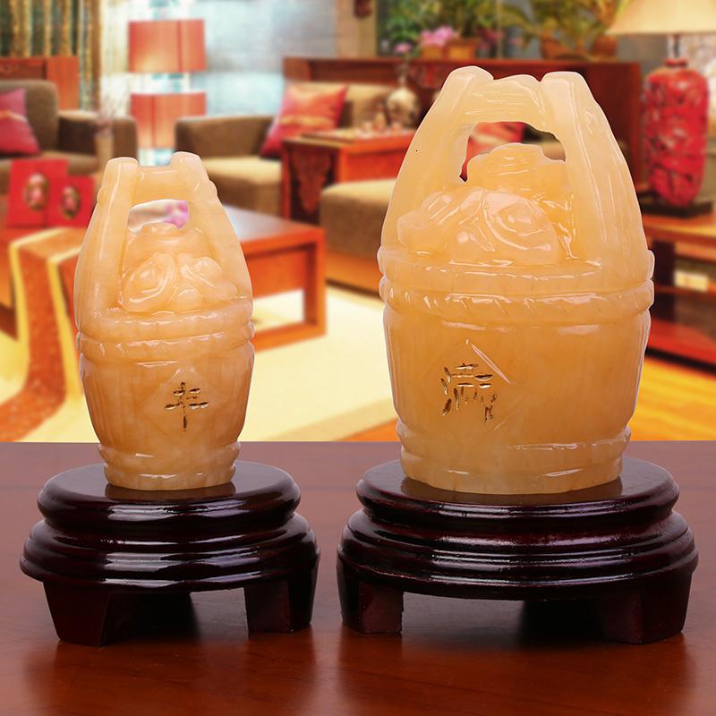 美帮汇寓意摆件一桶金摆件工艺品开业礼品家居摆设物高清大图