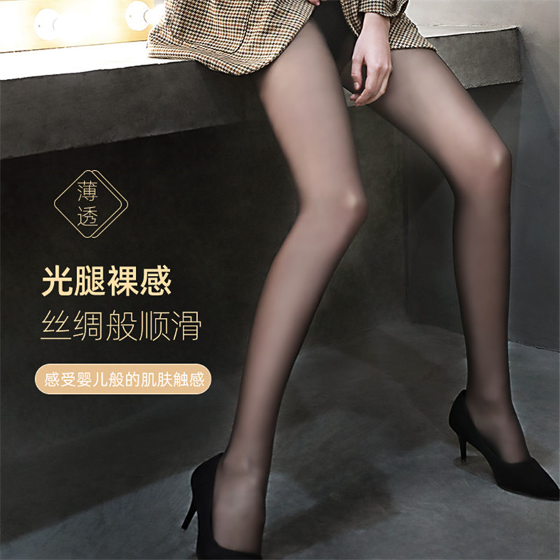 浪莎langsha女士丝袜女夏季薄款防脱丝加裆打底连裤丝袜1双高清大图