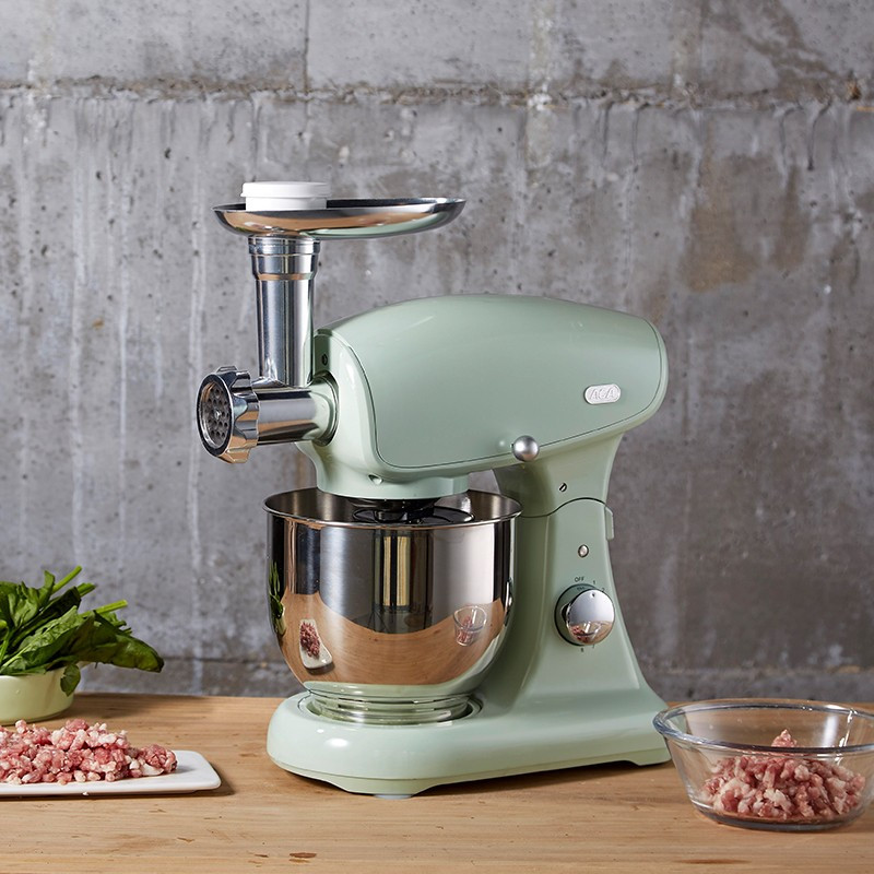 北美电器 aca 厨师机家用揉面机多功能搅拌打蛋和面机发面机 asm-dc