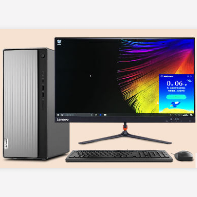 联想天逸510pro台式机 i3-10100 8g 1tb 集显 win10 21.5lcd