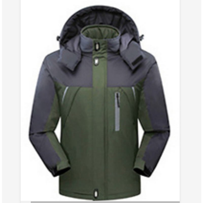 企购优品 冲锋衣均码 冬季加绒加厚棉服