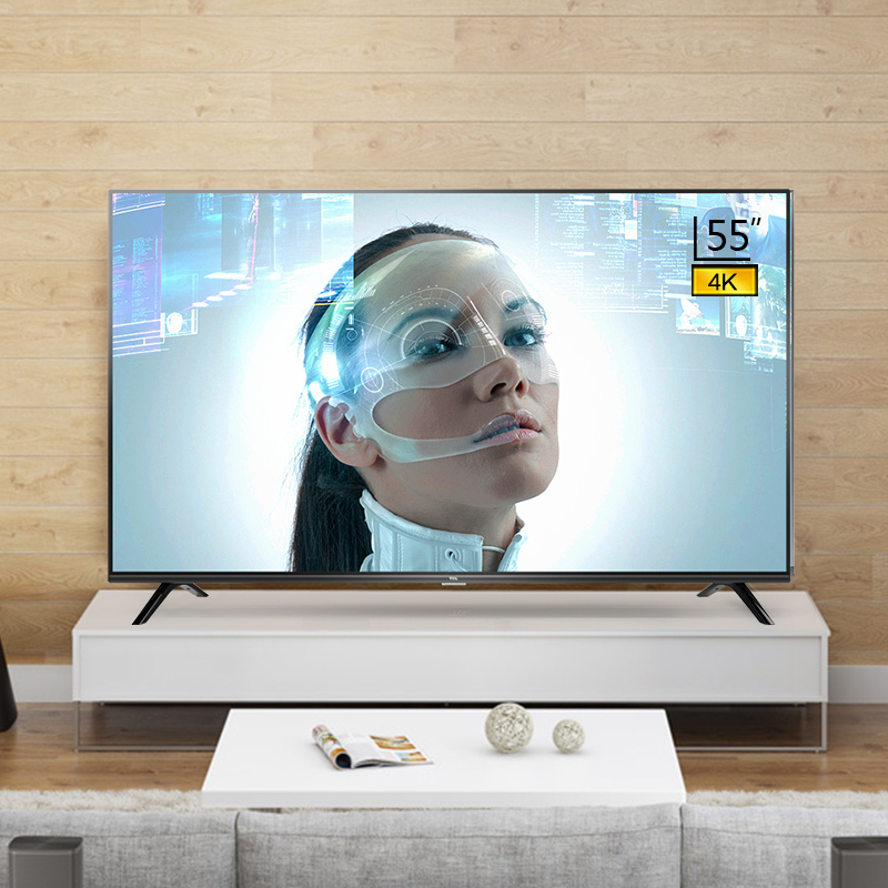 TCL D55A730U 55英寸 4K超高清 HDR 超薄网络智能平板液晶电视机