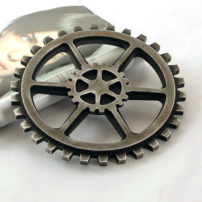 创意家居木质工艺品欧式复古齿轮装饰壁挂酒吧墙贴办公室挂饰