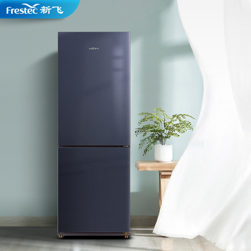 新飞(Frestec)185升冰箱双开门小型家用租房宿舍办公室小冰箱迷你大容量简约两门冰箱 BCD-185KT