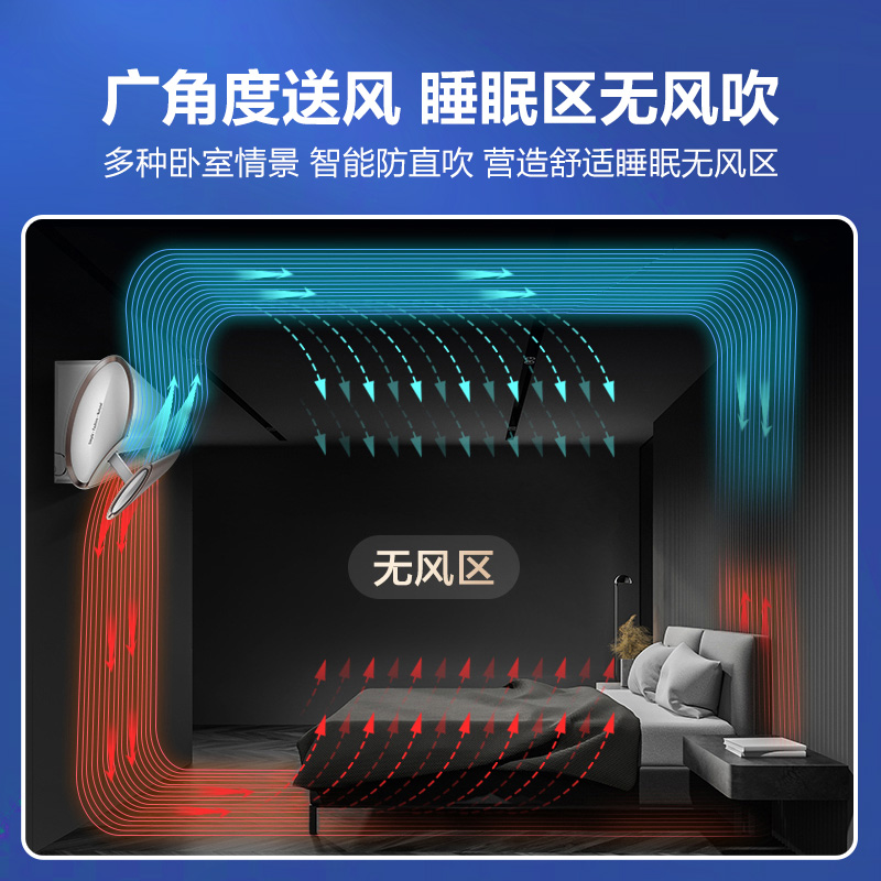 [官方自营]科龙(KELON)大 1匹变频新一级能效睡眠王 家用空调挂机 智能挂壁式空调KFR-26GW/KW1X-X1