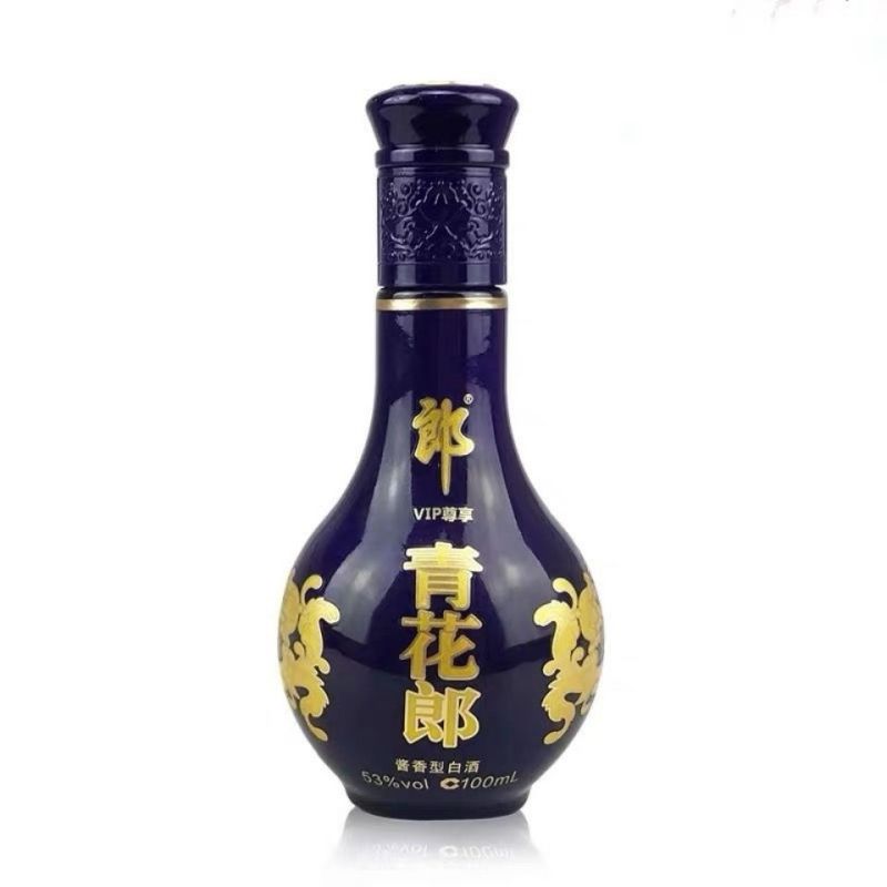 郎酒青花郎53度酱香型白酒100ml单瓶小酒版高端小酒版