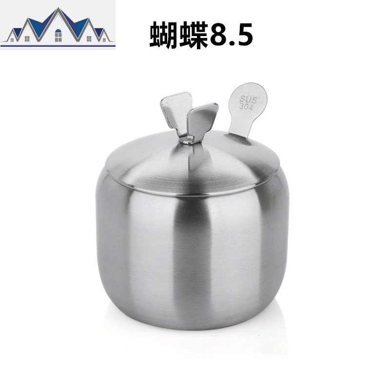 油罐碗猪大料调料圆形厨房盒收纳盐罐辣椒油带不锈钢家用盅盖盒味 三维工匠收纳盒高清大图