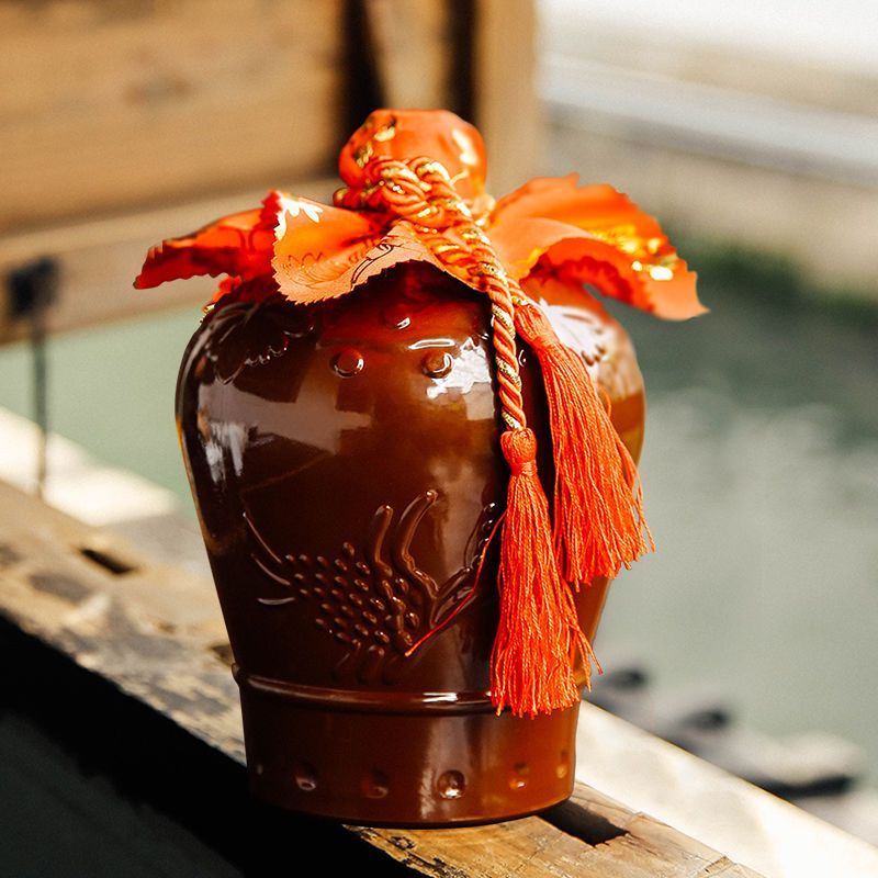 绍兴特产坛装黄酒糯米酒1500ml视频