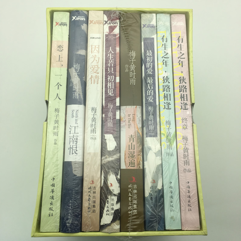 [醉染正版]梅子黄时雨文集(全套 全集 8册) 恋上一个人+有生之年,狭路相逢2册+因为爱情+江南恨+青山湿遍+人生若只高清大图