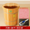 高45cm泡脚桶木桶洗脚桶杉木足浴桶足疗木桶足浴盆木盆带盖子