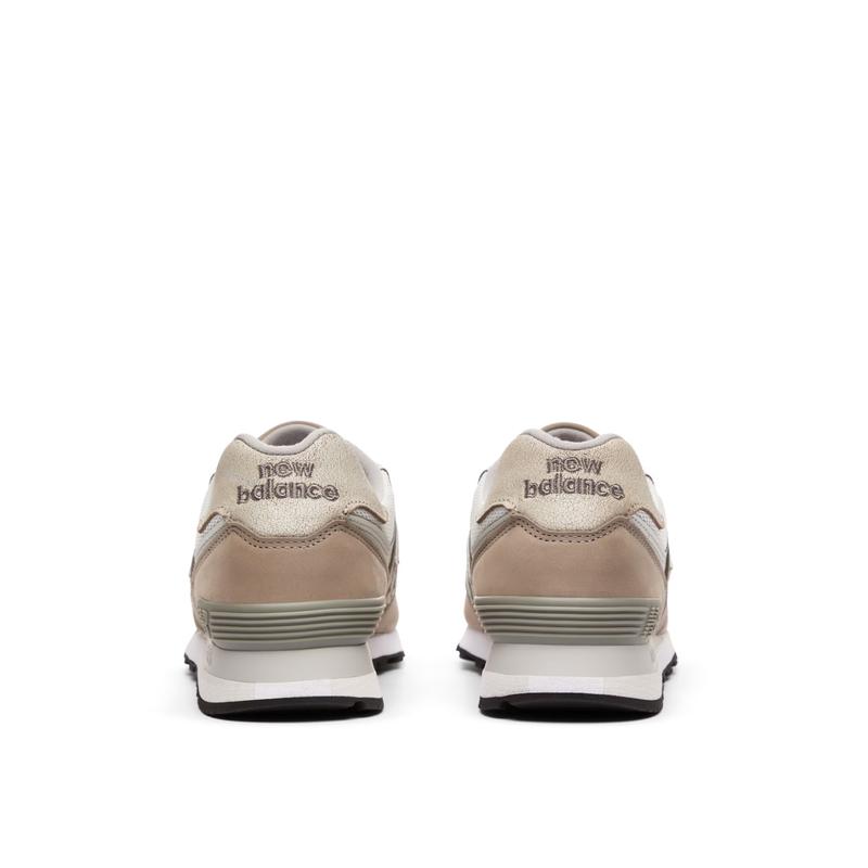 新百伦(New Balance)英产休闲运动鞋男款576烤坚果色拼接皮革网布高清大图