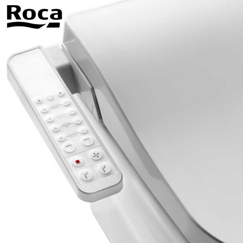 ROCA乐家卫浴即热智能马桶盖电动烘干除臭家用纤薄新品欧乐净x加长形