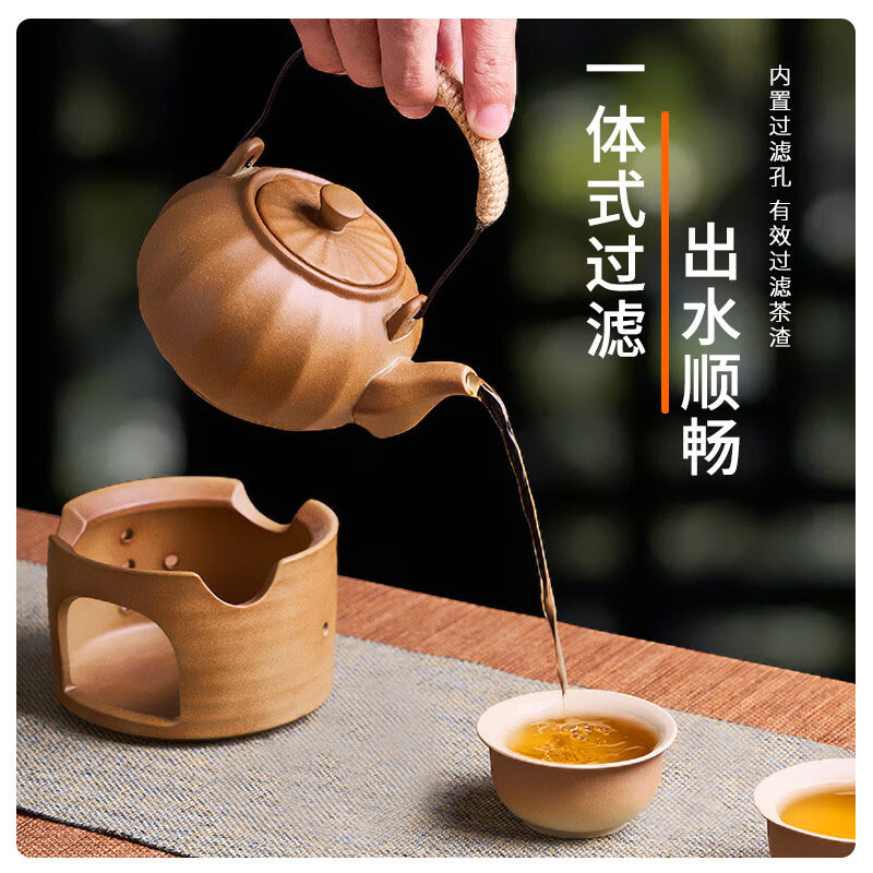 尚烤佳煮茶套装茶炉茶壶茶杯质地坚硬文火慢煮套装SKJ-528-1