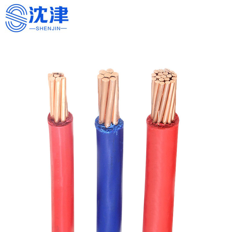 沈津 铜芯硬电线 ZR-BV-16mm² /米(颜色可备注)高清大图