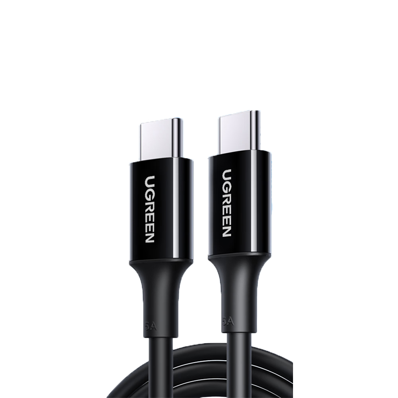 绿联(UGREEN)Type-C数据线双头PD100W快充ctoc车载充电线适用苹果华为平板笔记本1.5米