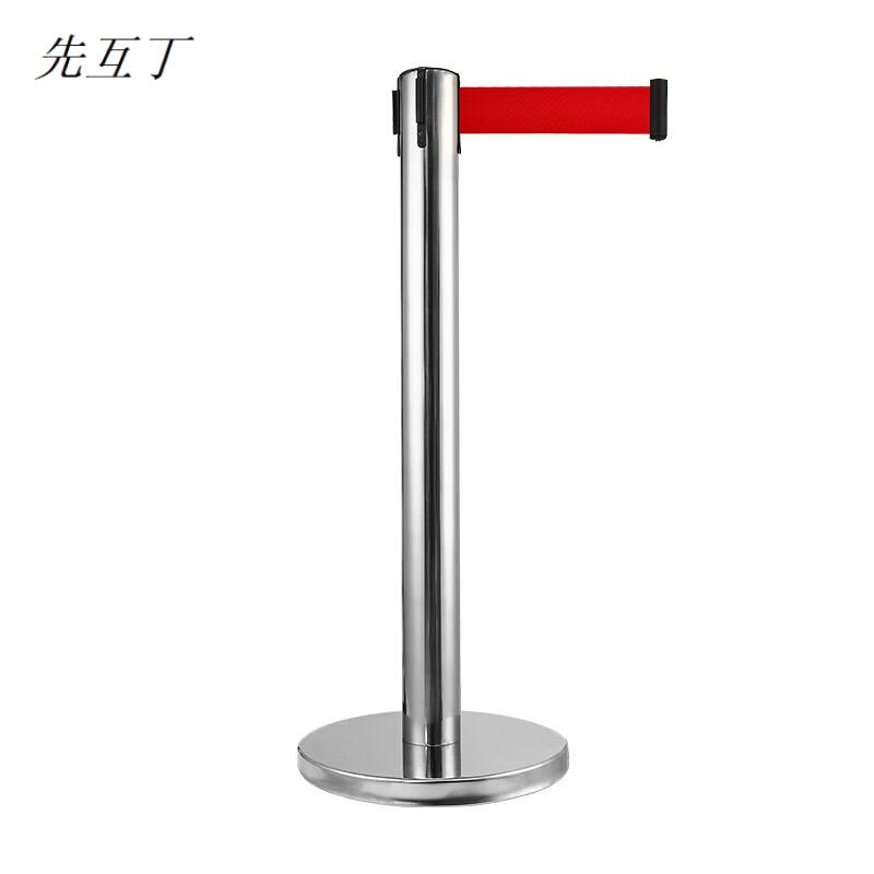 先互丁 加厚不锈钢隔离带伸缩栏杆软隔离 多规格 个高清大图