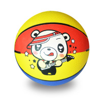 网童奇贝玩具球3号5号7号标准篮球3-8岁儿童防爆橡胶玩具球充气篮球幼儿园拍拍皮球3号球颜色随机