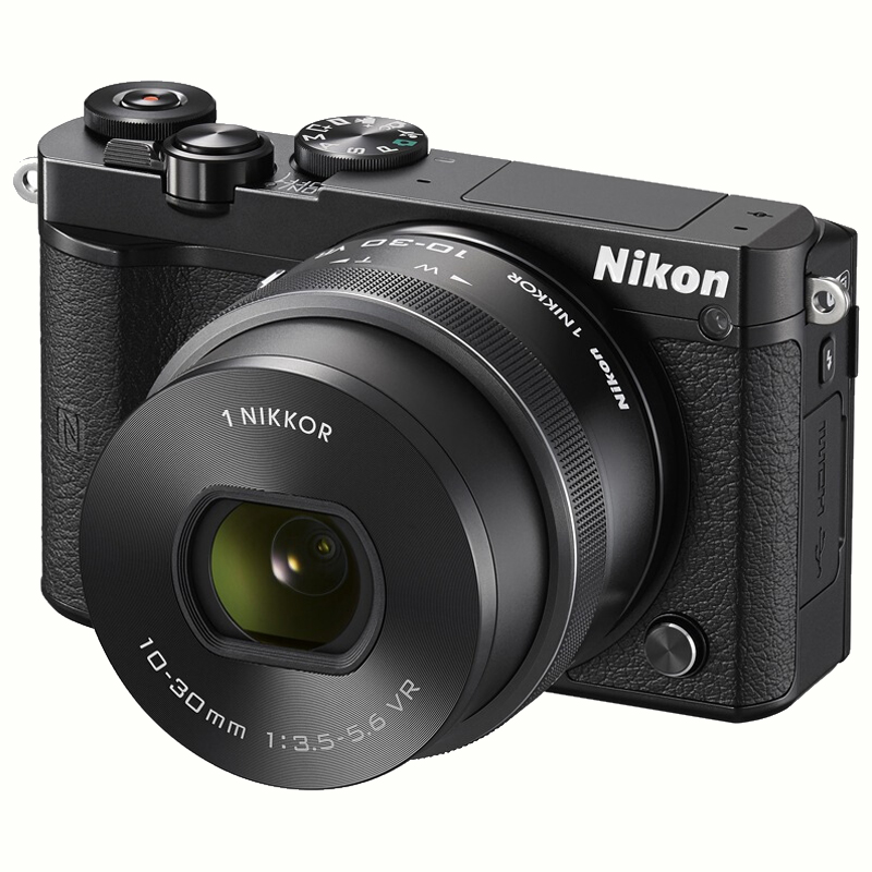 尼康(Nikon) 数码微单相机 Nikon 1 J5 10-30 镜头套装 黑色