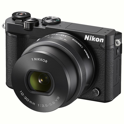 尼康(Nikon) 数码微单相机 Nikon 1 J5 10-30 镜头套装 黑色