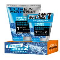 欧莱雅(LOREAL)男士水能润泽双效洁面膏100ml+50ml